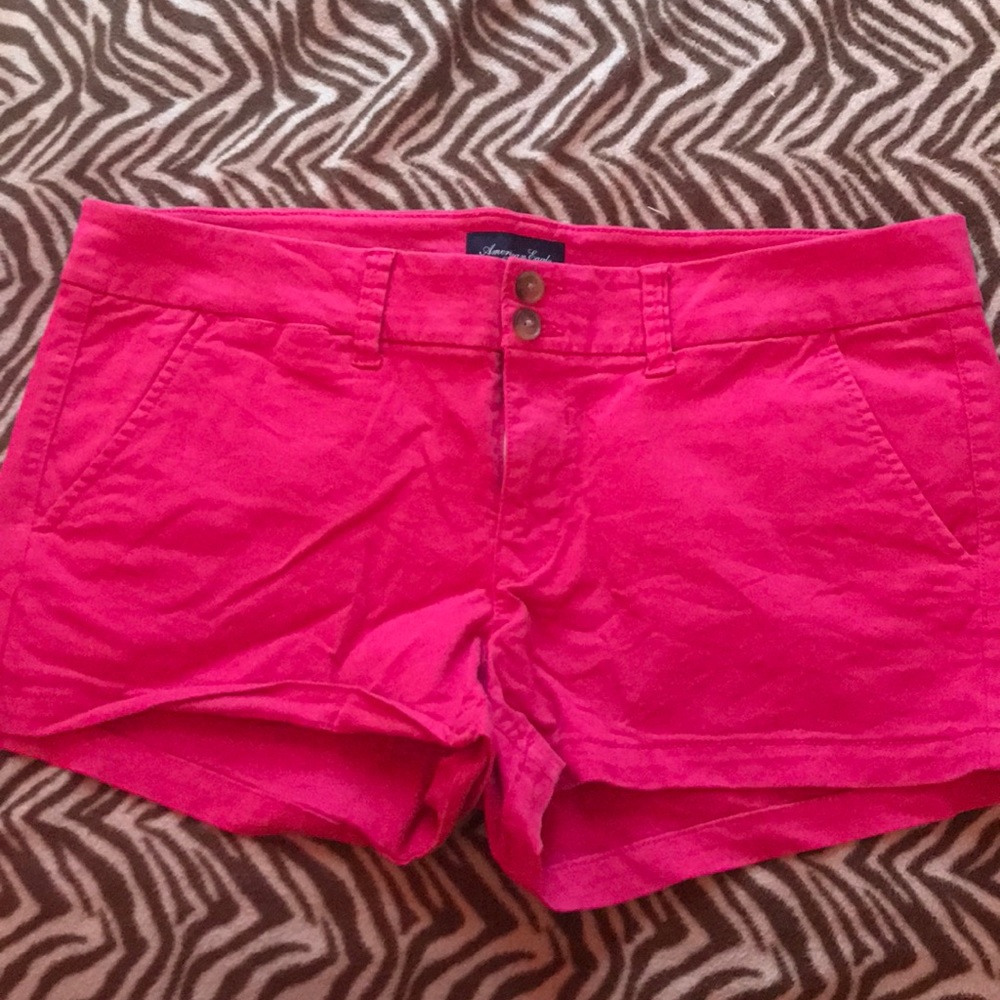Pink American Eagle shortie shorts. Size 12